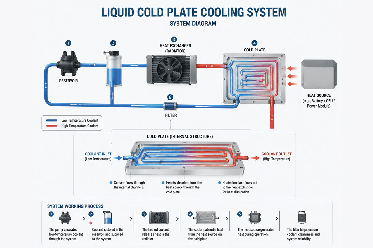 What Is A Liquid Cooling Cold Plate?