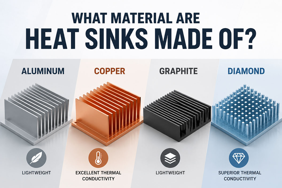 What Material Are Heat Sinks Made Of?