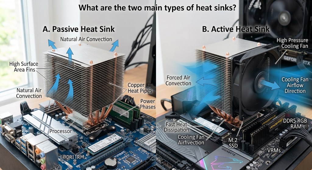 What Are The Two Main Types Of Heat Sinks?