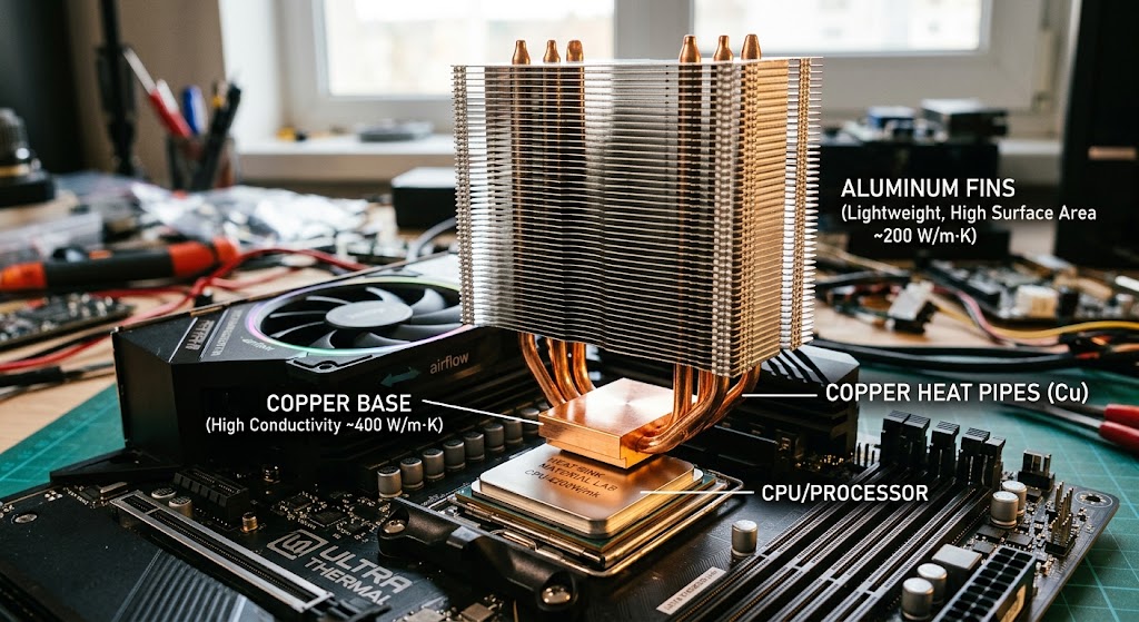 What material makes the best heat sink?