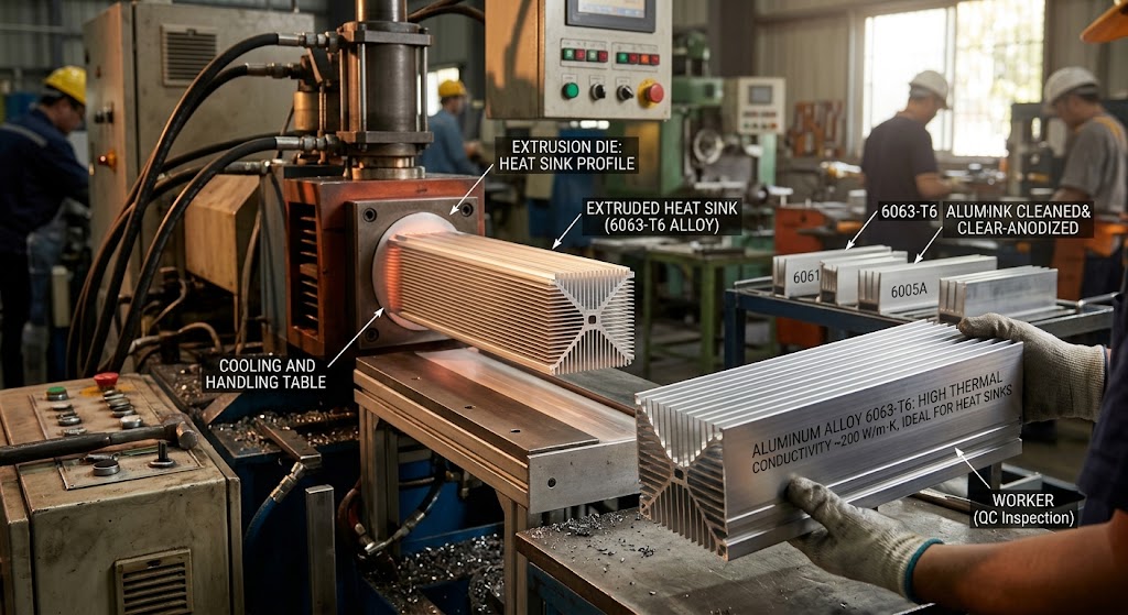 aluminum extruded heatsink aluminum extruded heatsink
