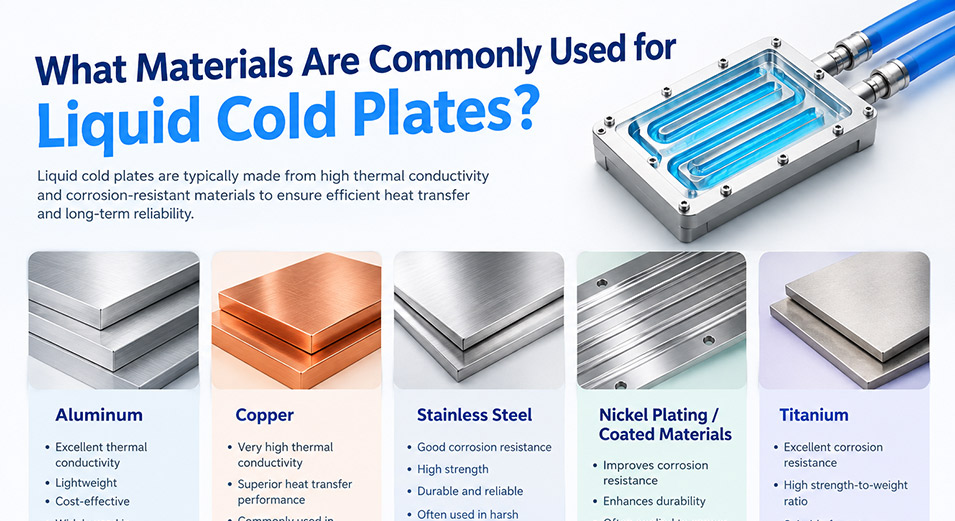 What Materials Are Commonly Used for Liquid Cold Plates?
