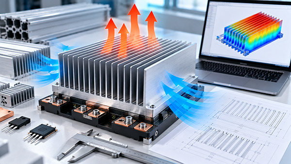 How to Size a Large Aluminum Heat Sink for Power Electronics