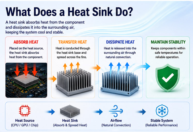what does a heat sink do