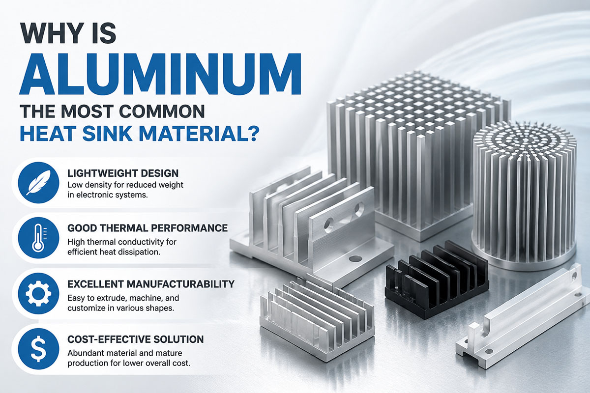Why Is Aluminum the Most Common Heat Sink Material?