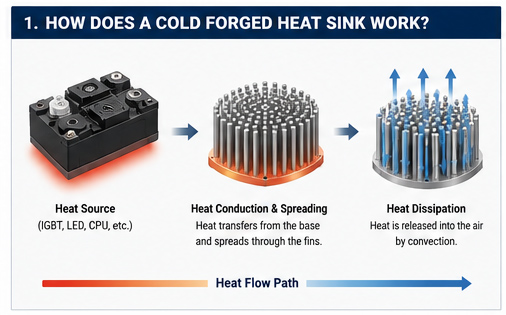 How Does a Cold Forged Heat Sink Work