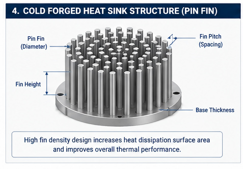 Cold Forged Heat Sinks