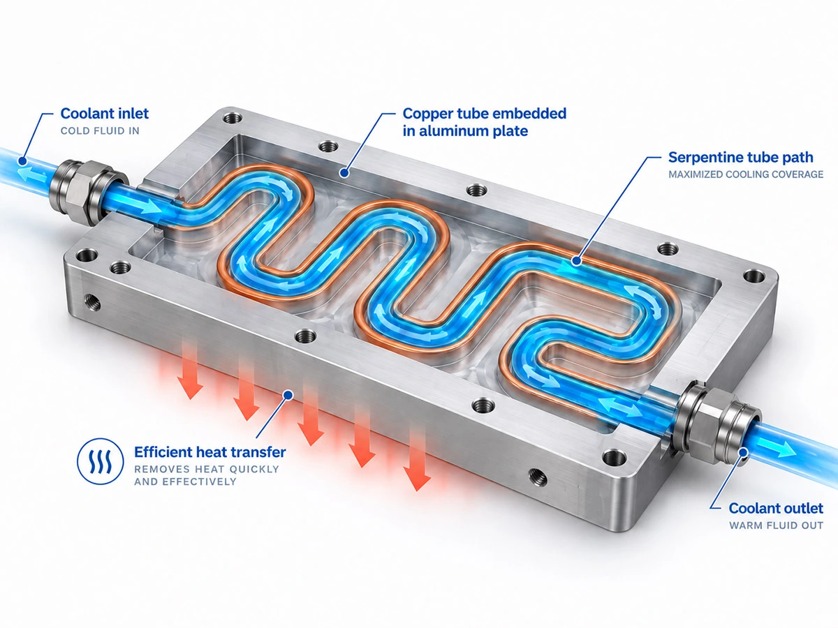 Tube Liquid Cold Plate Tube Liquid Cold Plate