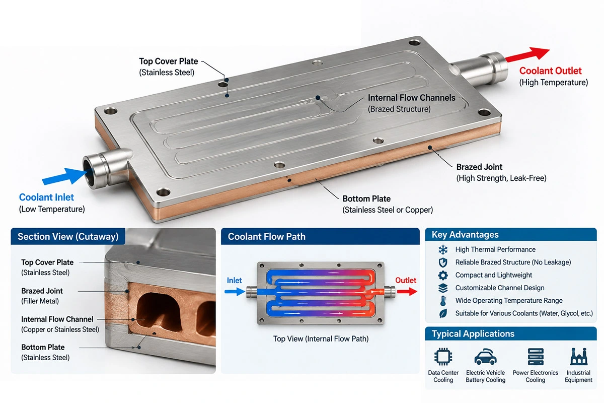 Brazed Liquid Cold Plate Brazed Liquid Cold Plate